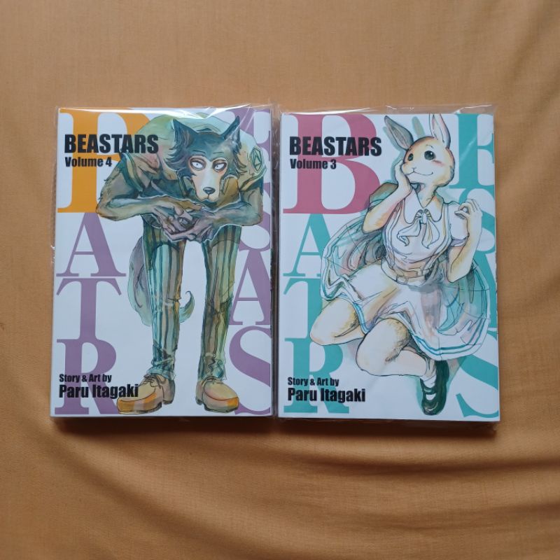 Beastars manga vol 4&3 by Paru Itagaki (English manga, viz media)