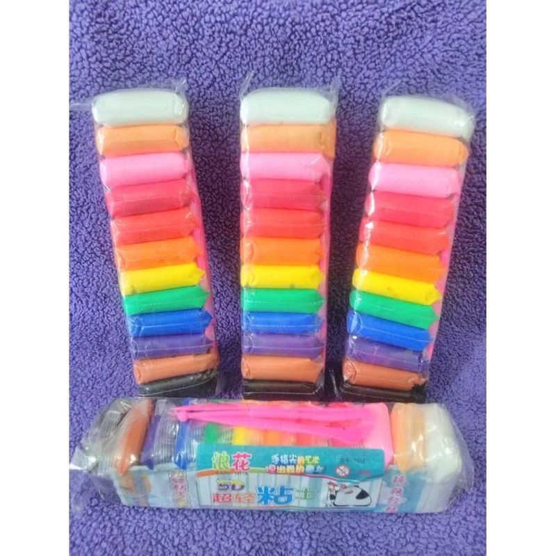 BENSHOP - SLIME / CLAY ISI 12 WARNA WARNI