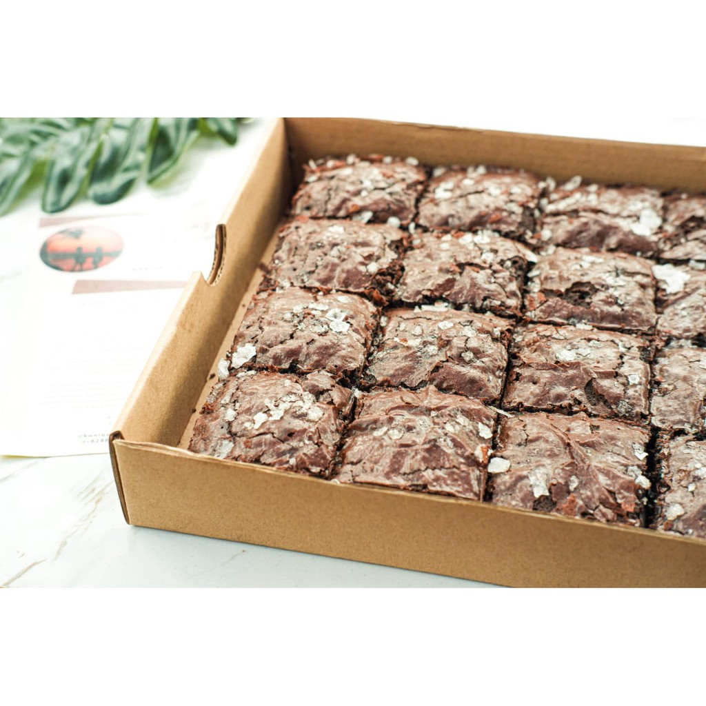 

Brownies Panggang / Sea Salt Brownies