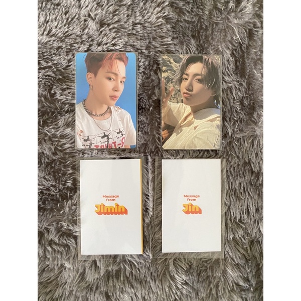[READY STOCK] BTS OFFICIAL PHOTOCARD PC BUTTER JIMIN • JK JUNGKOOK V • TAEHYUNG ( CREAM & PEACHES )