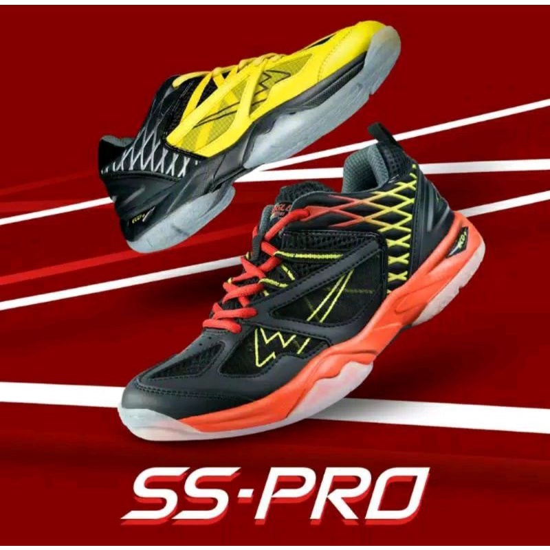 sepatu badminton eagle original ss pro