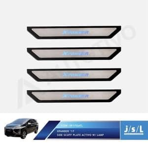 sillplate samping xpander activo dengan lampu