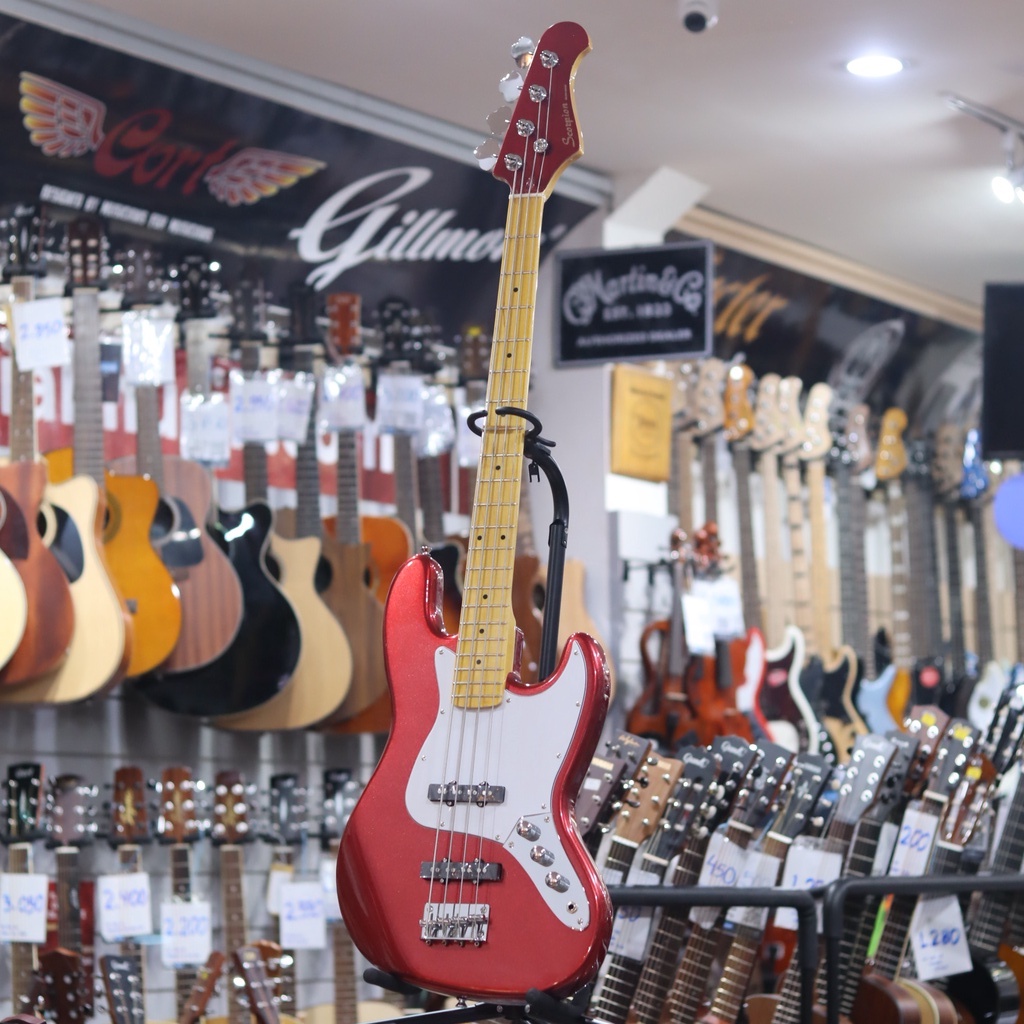 Scorpion DJ200 JazzBass Red Maple - Jazz Bass Red DJ-200