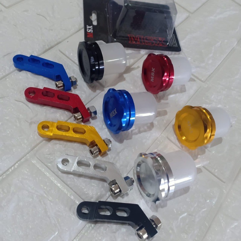 Tabung Minyak Rem Warna Universal Botol Oli Rem Depan Belakang Motor Beat Mio Vario Scoopy Nmax ADV