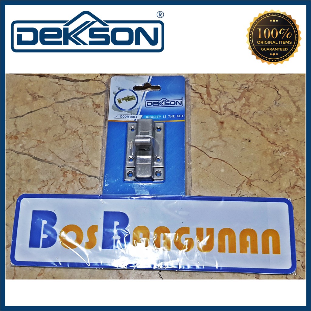 Jual Dekkson Door Bolt Slot Pintu Dekkson Db D Sss Grendel