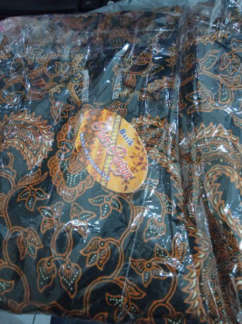 Tunik Batik Cantik Kaktus Kerja Kantor Kantoran Cewek Wanita Sogan Pesta Kondangan Tunic Seragam