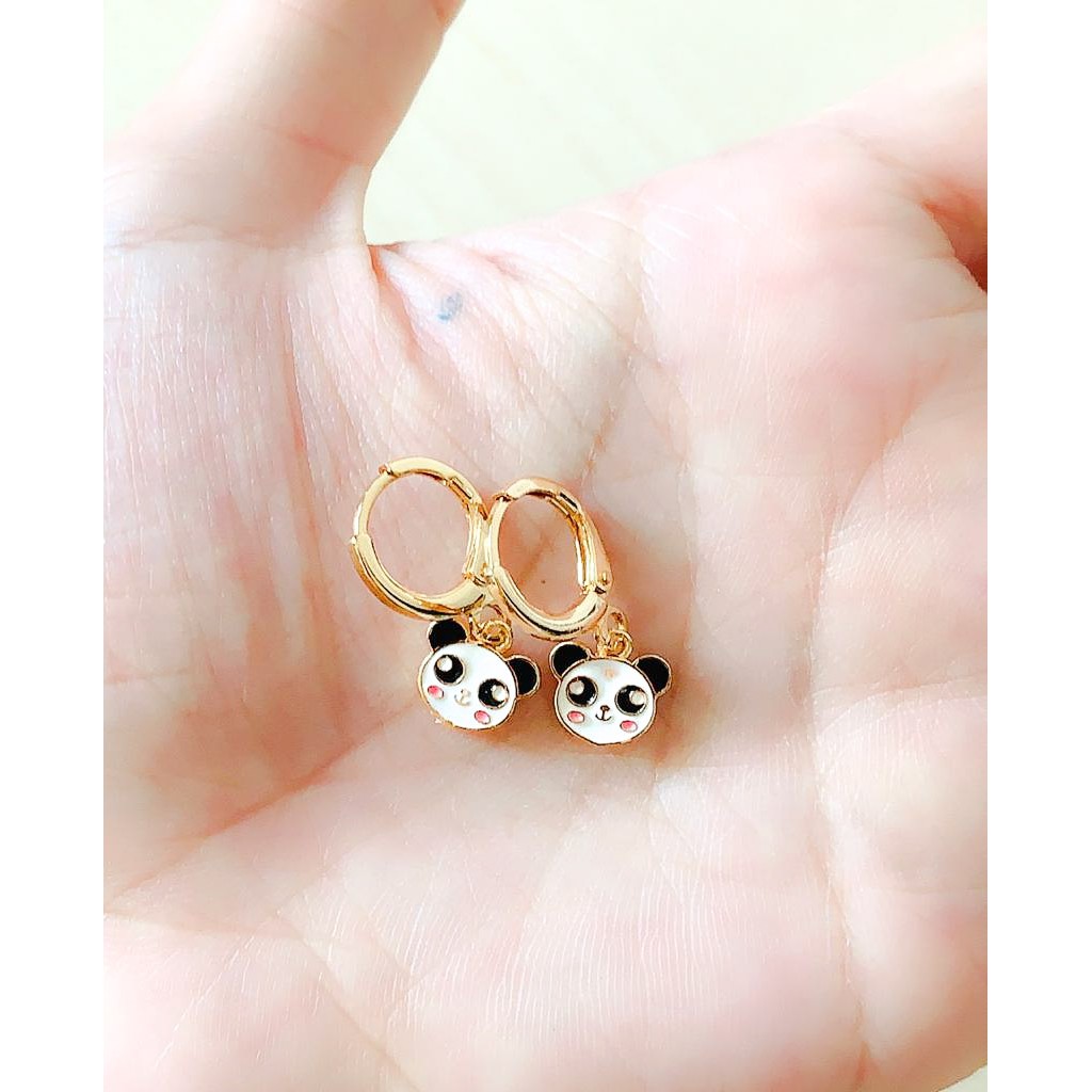 Anting Anak Model Panda Head Gold Xuping