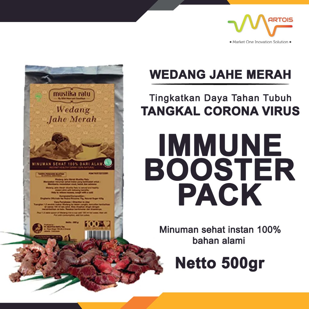 

Mustika Ratu Wedang Jahe Merah 500gr