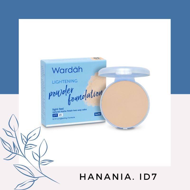 PROMO MURAH BISA CODAN REFILL WARDAH LIGHTENING POWDER FOUNDATION SPF 15