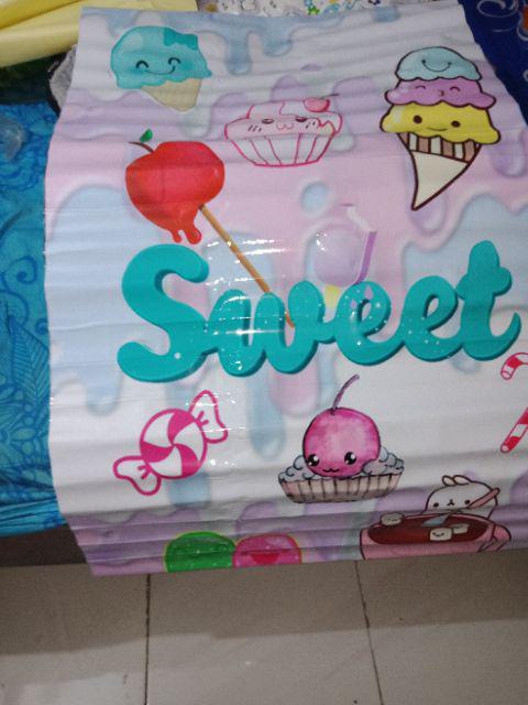 Variasi Stiker Kulkas Es Crem 1pintu