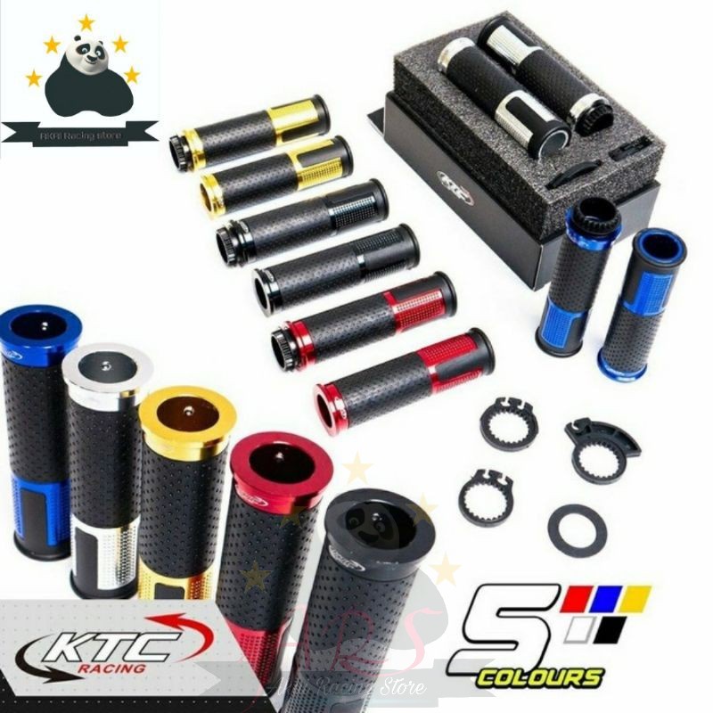 Hand Grip KTC Racing Full Cnc Universal  Handgrip Motor Variasi Nmax Pcx Beat Mio Vario