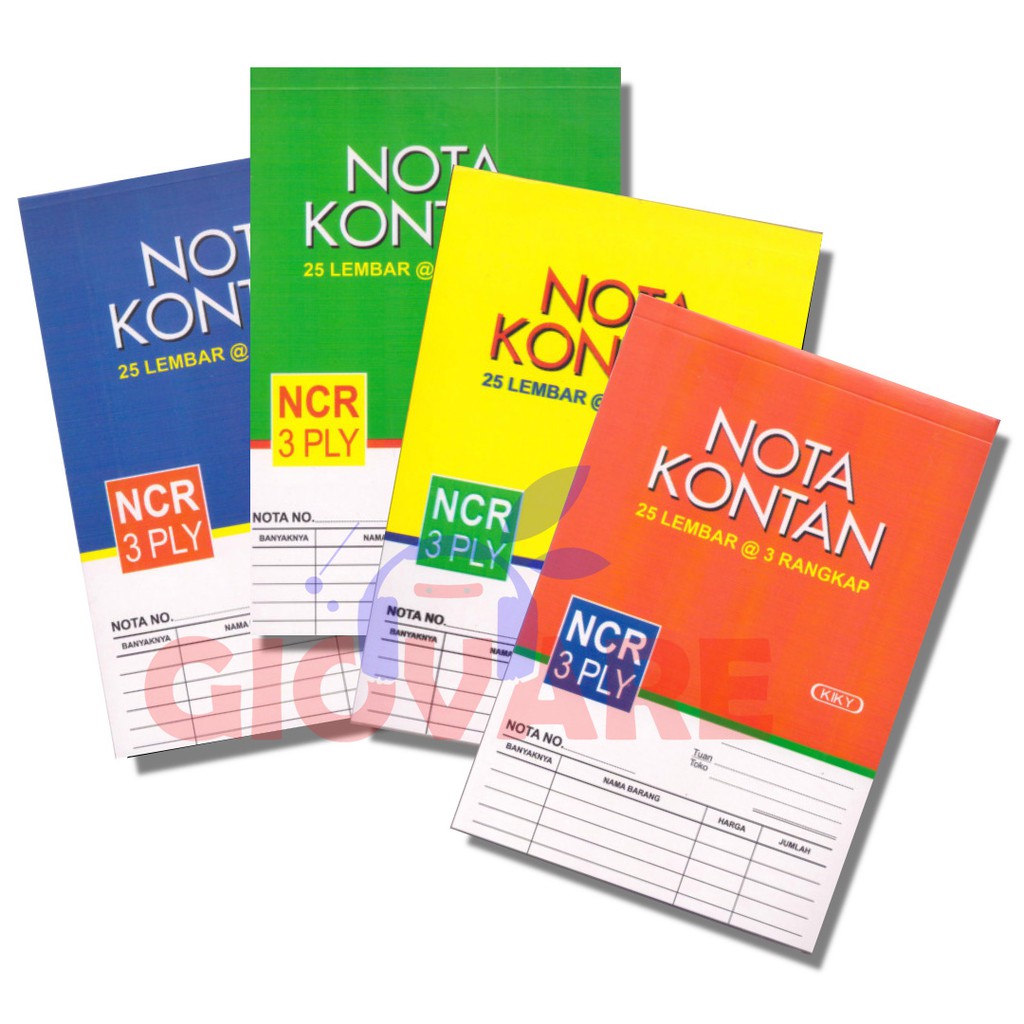 

Nota Kontan 50 Lembar HvS 1 ply kiky