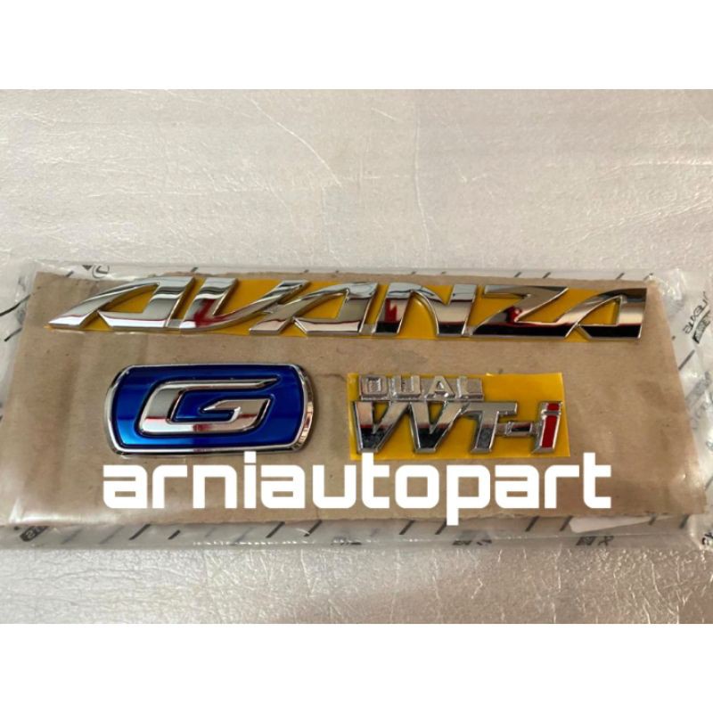 Logo Bagasi Grand Avanza Komplite Original