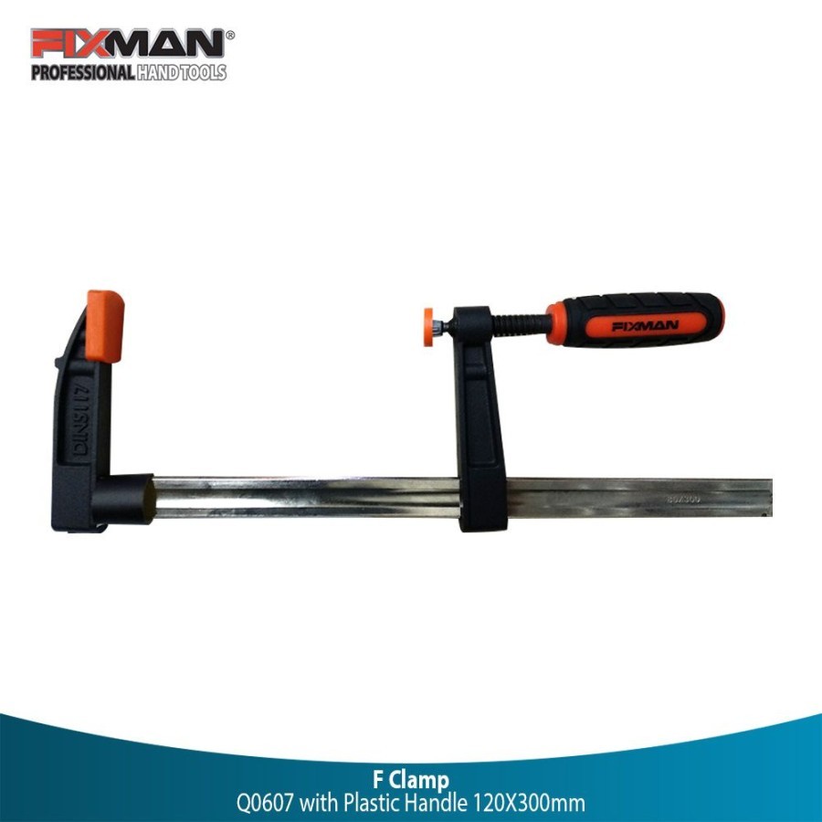 Fixman Q0607 F Clamp With Plastic Handle 120X300Mm