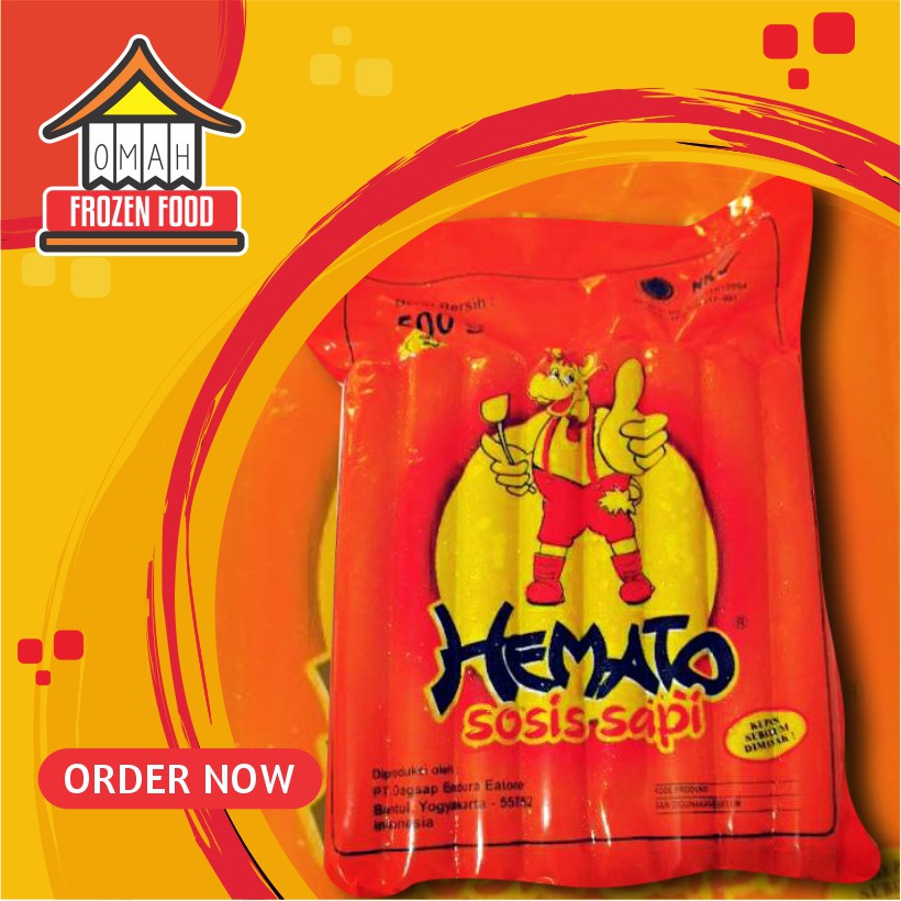 

Hemato Sosis Sapi 500g isi 15 (NON COD DILUAR KOTA JATENG)