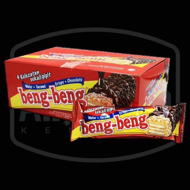 

BENG-BENG Wafer Karamel Krispi Coklat Beng Beng dengan Sereal bersalut Cokelat 20 gram