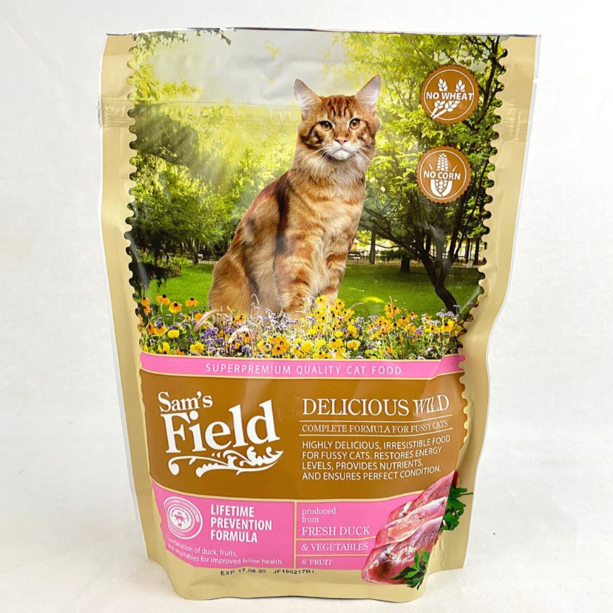 

SAMSFIELD Makanan Kucing Rewel Delicious WILD 400g