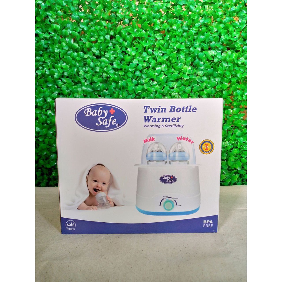 Babysafe Mesin Multifungsi Twin Bottle Warmer LB216