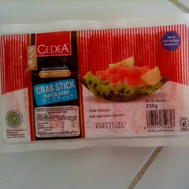 

CEDEA CRAB STICK 250G