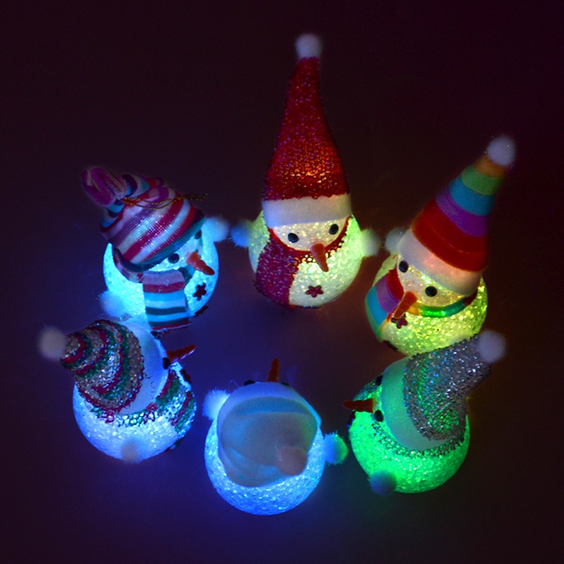 1PC Christmas Snowman LED Lights for Christmas Decor, Party,Xmas Tree,Table