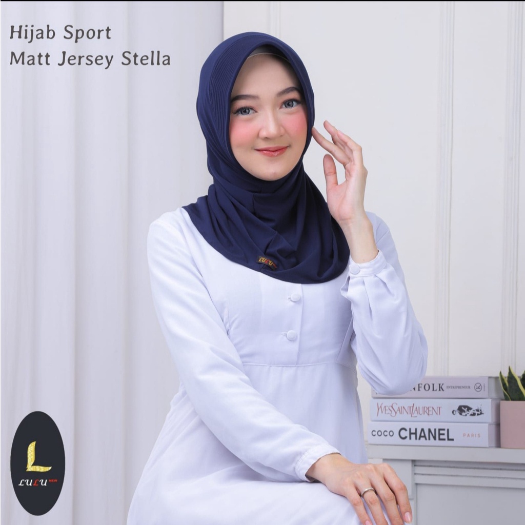 JILBAB INSTAN SPORT LULU HIJAB JILBAB SPORT PENDEK JILBAB OLAH RAGA JILBAB LULU SPORT