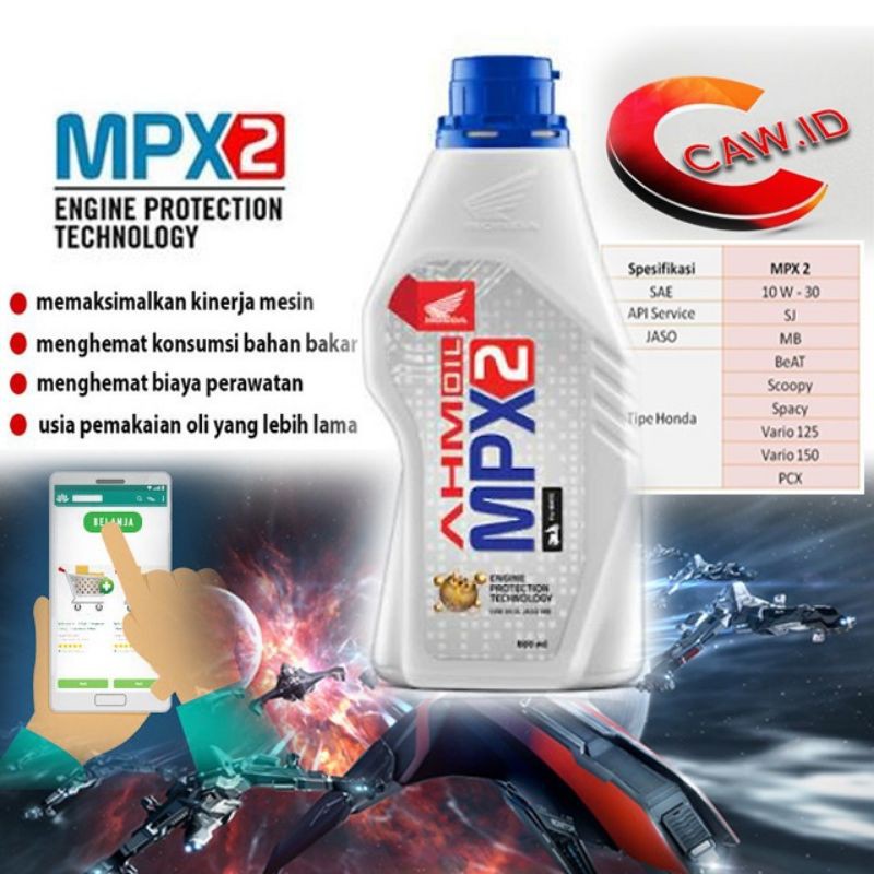 (GRATIS Buble Warp) Oli MPX 2 Termurah Dari Toko Lain!!