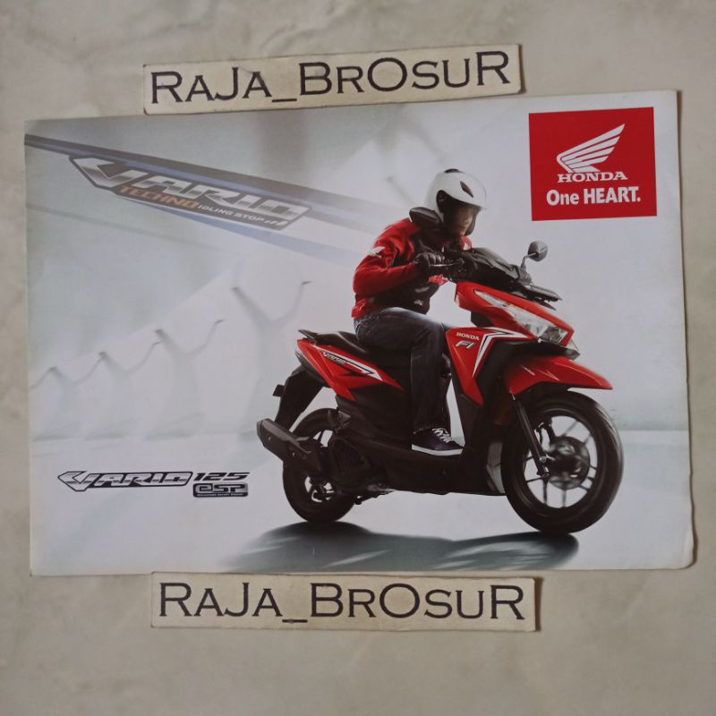 Poster brosur katalog leaflet Honda Vario 125 Vario125 ESP 2016