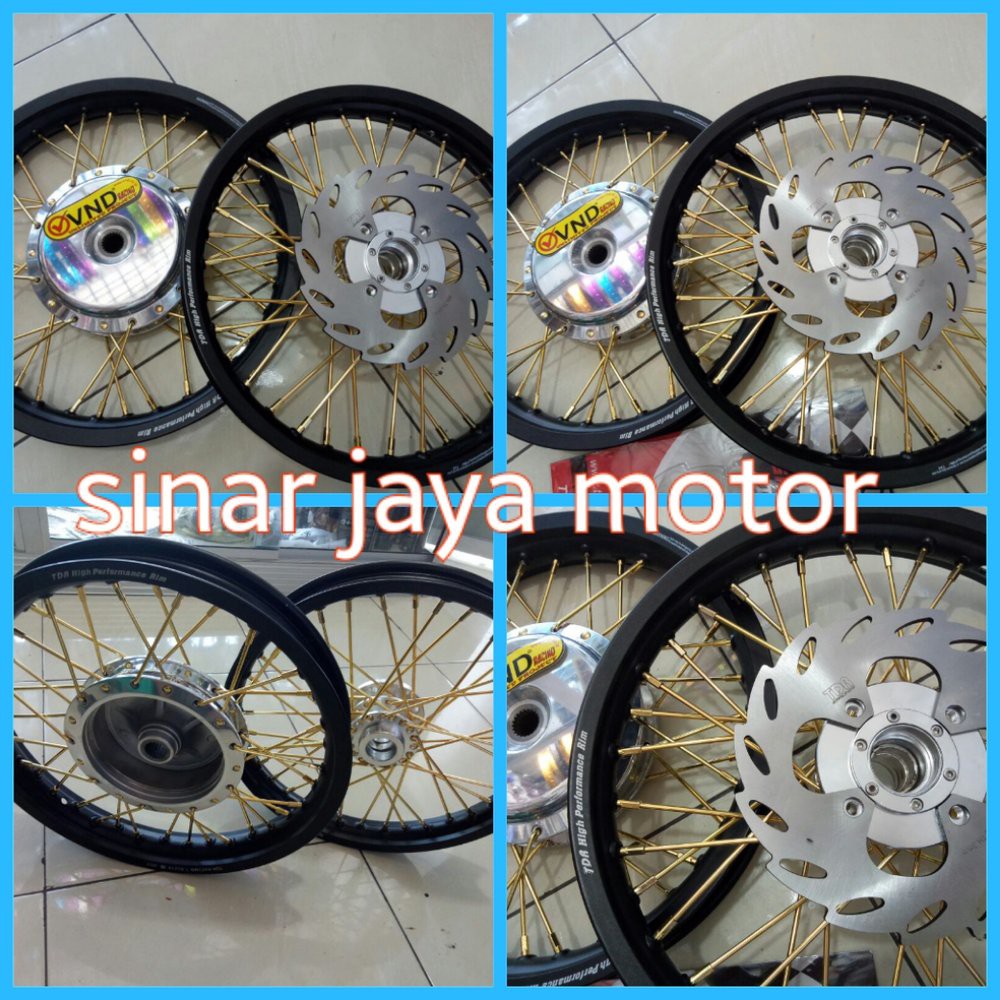 velg TDR jari jari tromol cakram TDR ring 14. motor beat.  cod 36