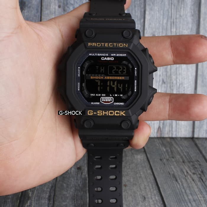 JAM TANGAN PRIA G-SHOCK CASIO GX-56 HITAM LIS GOLD