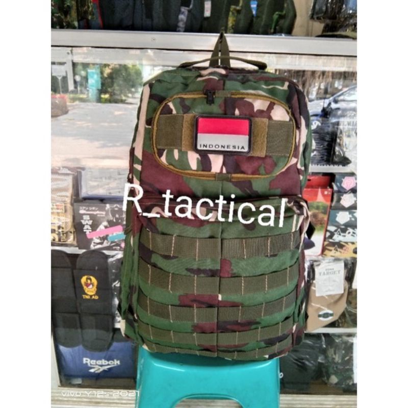 Tas Ransel ARMY Loreng TNI Model jatah terbaru kualitas Jatah / Ransel TNI / outdoor