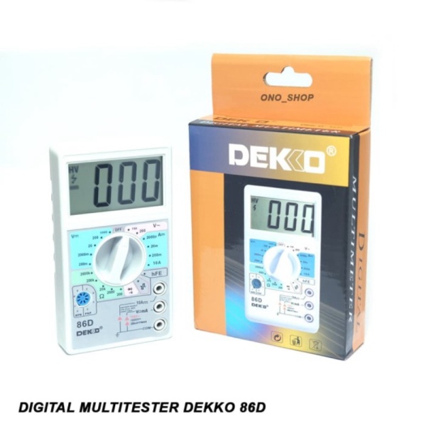Jual Digital Multitester Dekko 86D Limited