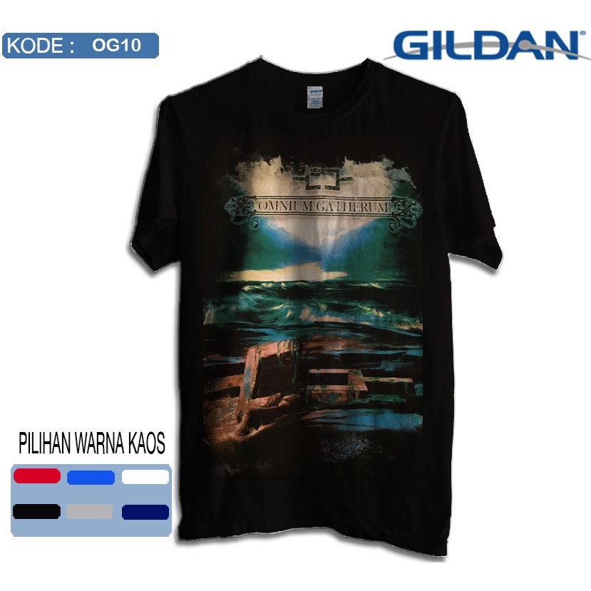 Kas omnium gatherum band kaos original gildan softstyle og10