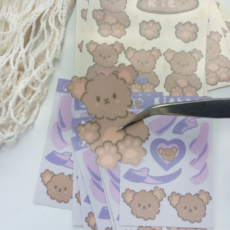 

killacreates - Kiebear Sticker Sheet