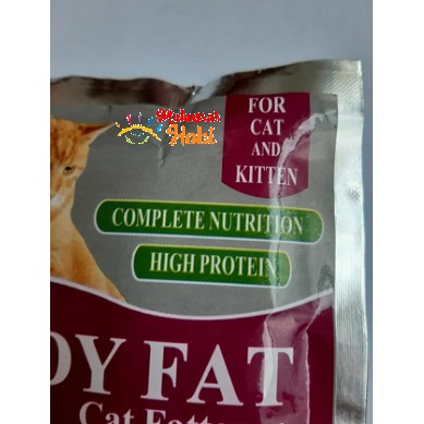 Body Fat Bodyfat Vitamin Penggemuk Kucing Cat Fattener 50 gram