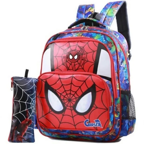 Tas Anak Sekolah/Ransel Anak Laki laki Karakter Spiderman Murah - Tas Sekolah Anak TK-SD Ransel Sekolah Cowok - Tas Anak Laki-laki - Spiderman