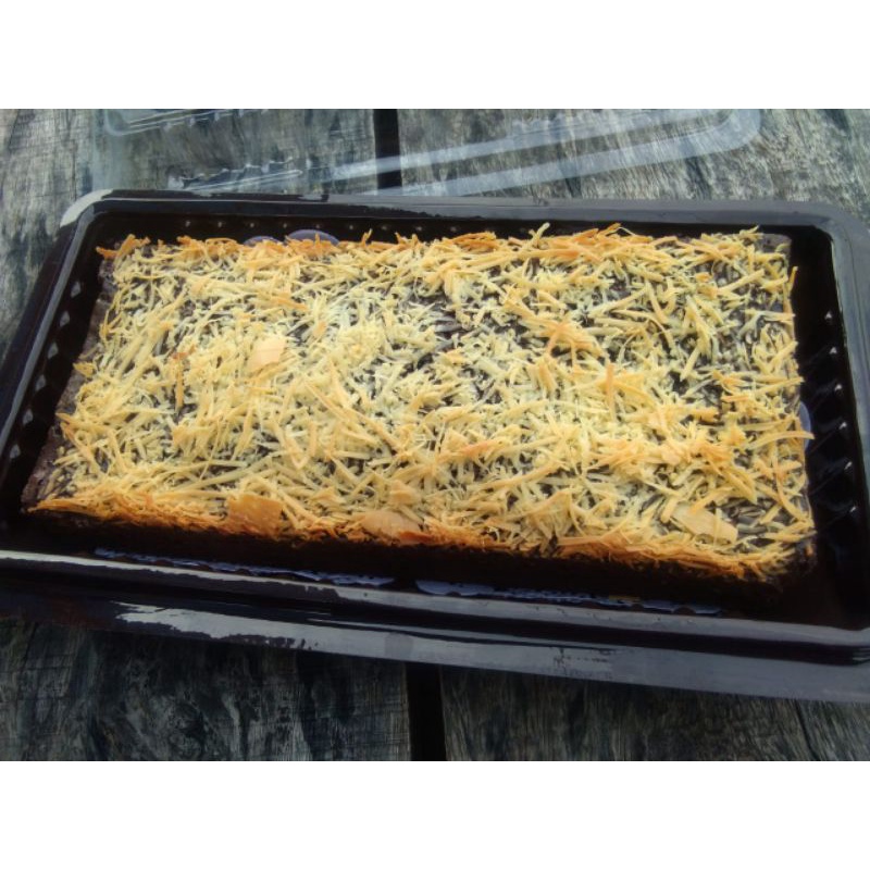 

Chewy brownies panggang keju