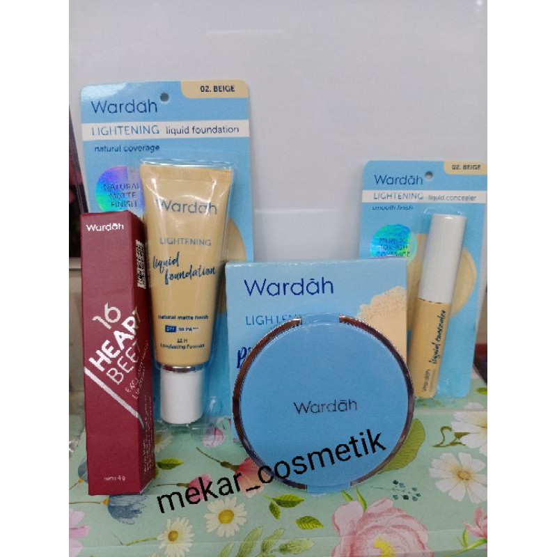 WARDAH PAKET SIMPEL MAKEUP 4 in 1