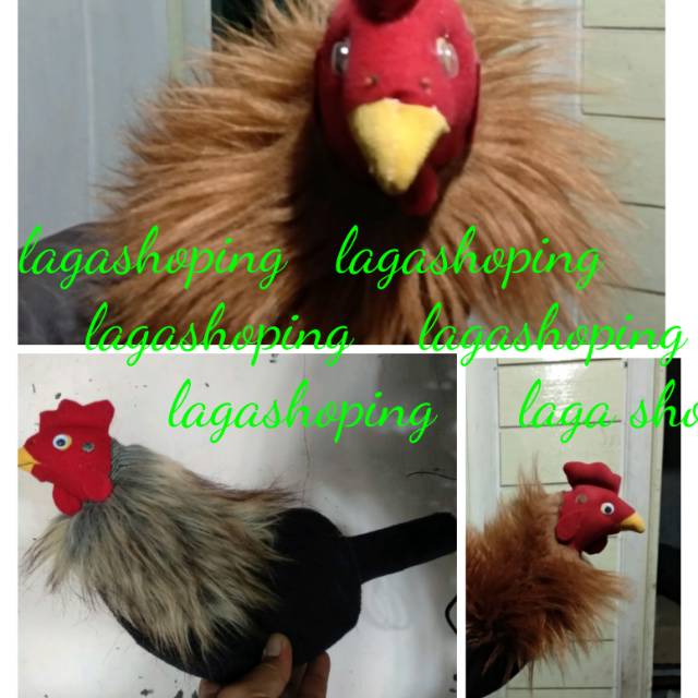 boneka latihan asesoris ayam tarung hy kepala