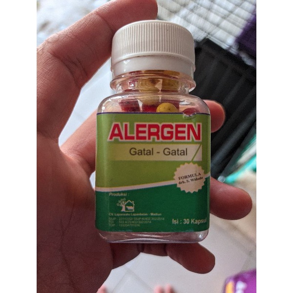ALERGEN 30 KAPSUL-OBAT GATAL DOMBA KAMBING BABI SAPI KUDA