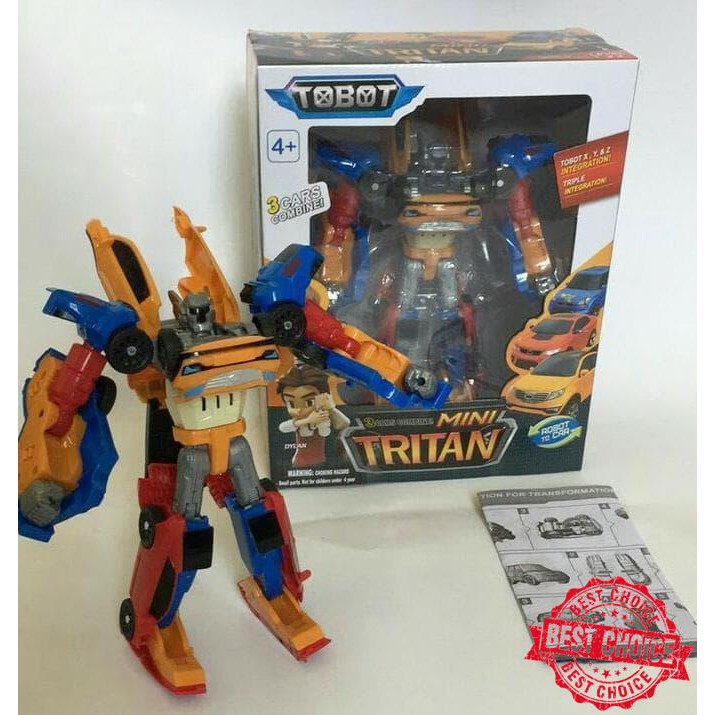 Terlarisss Tobot Tobot Tritan Combine X Y Z ( 3 Mobil ) Ukuran Besar Tobot Murah Terb4ruuu!!!