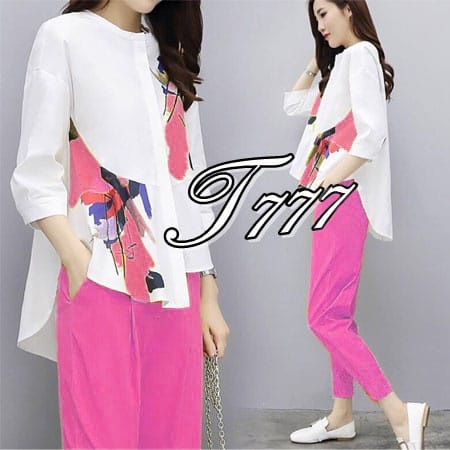 [Goodluck_Collection]Setelan Della | Setelan Baju Wanita | Pakaian Wanita |Setelan