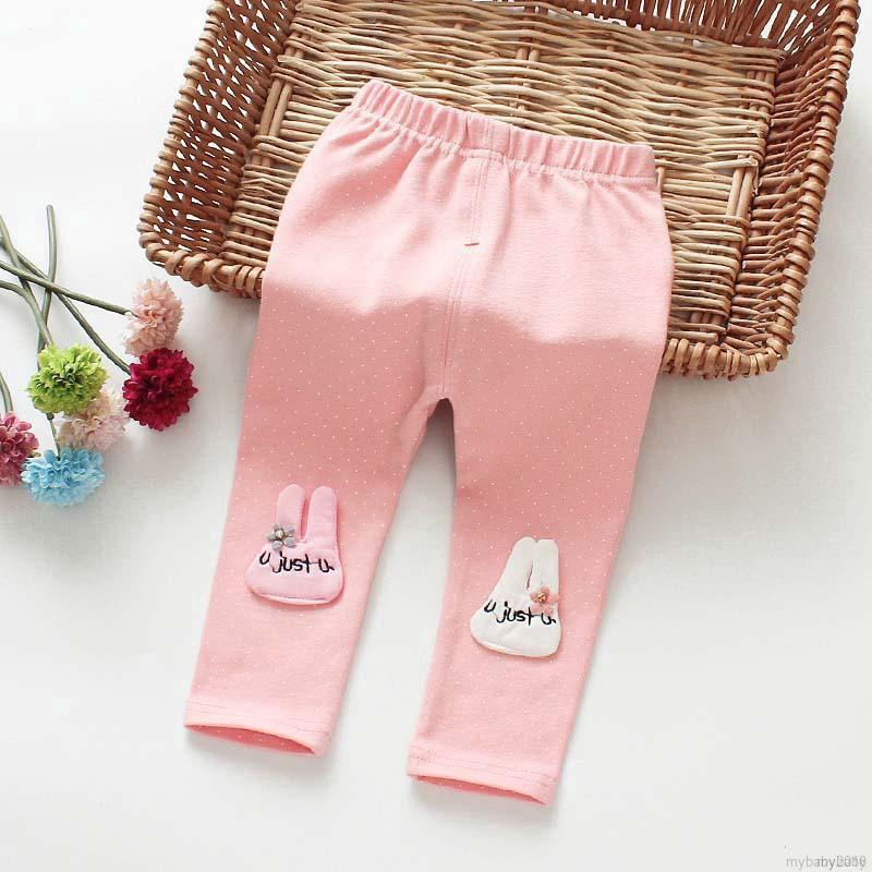  Celana  Legging  Panjang Ketat  Warna Polos untuk Bayi Anak  