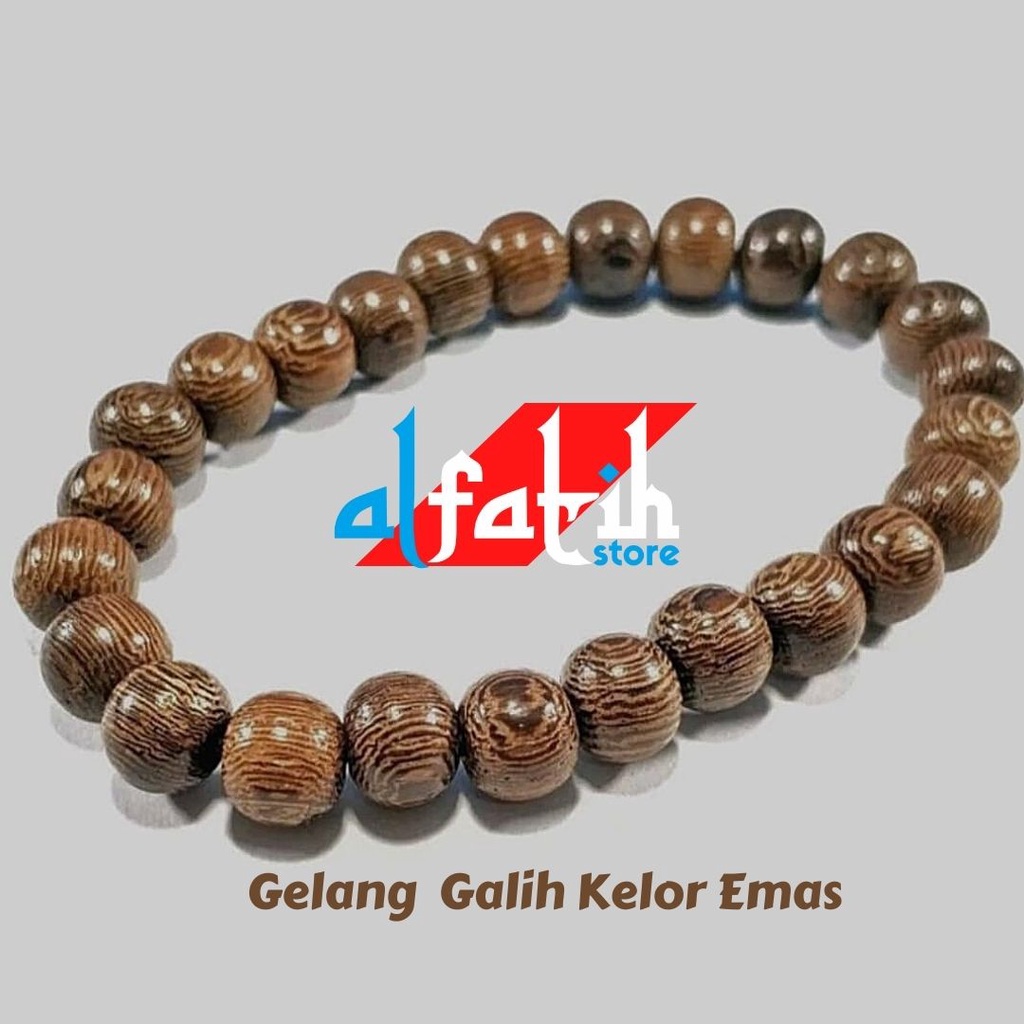 Gelang galih kelor asli 8mm gelang galih kelor original gelang kayu galih kelor galih kelor emas