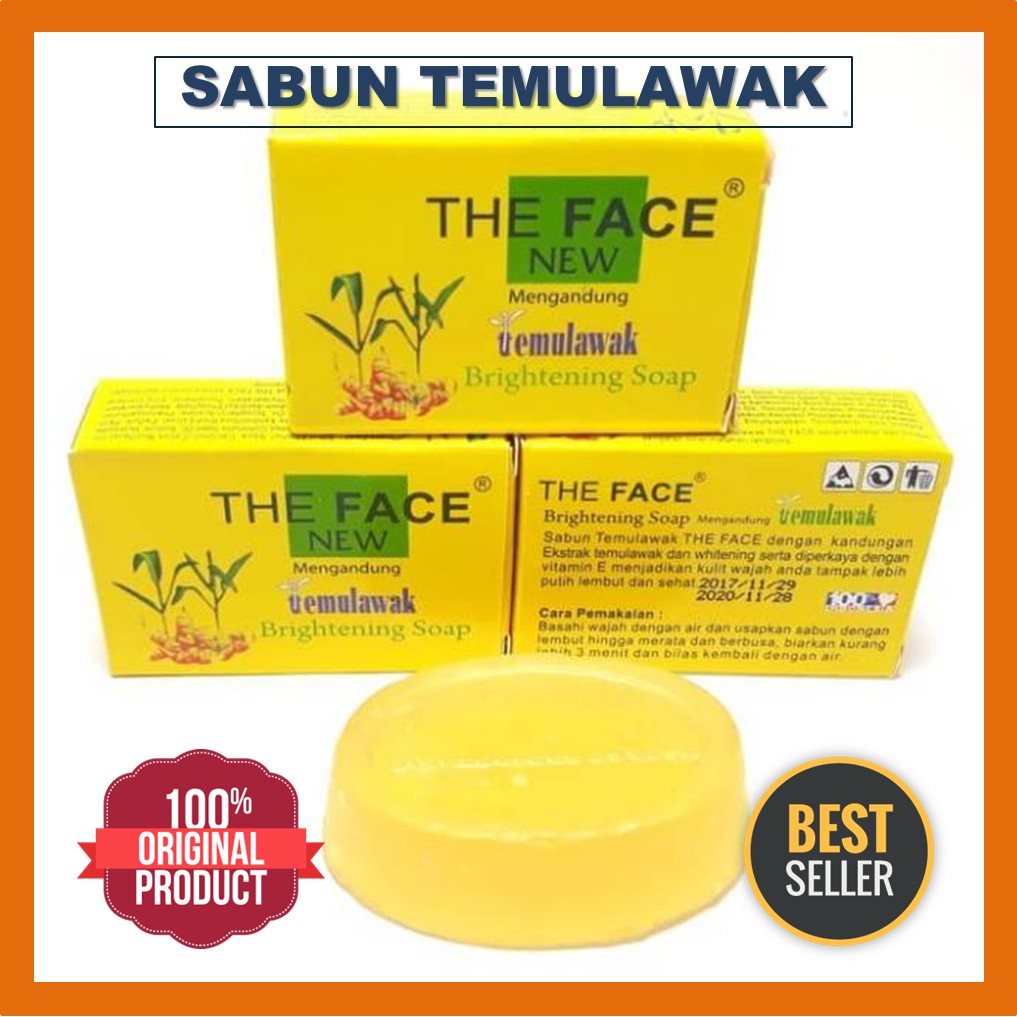 Sabun Temulawak The Face Original Bpom Sabun Transparan Temulawak The Face Indonesia