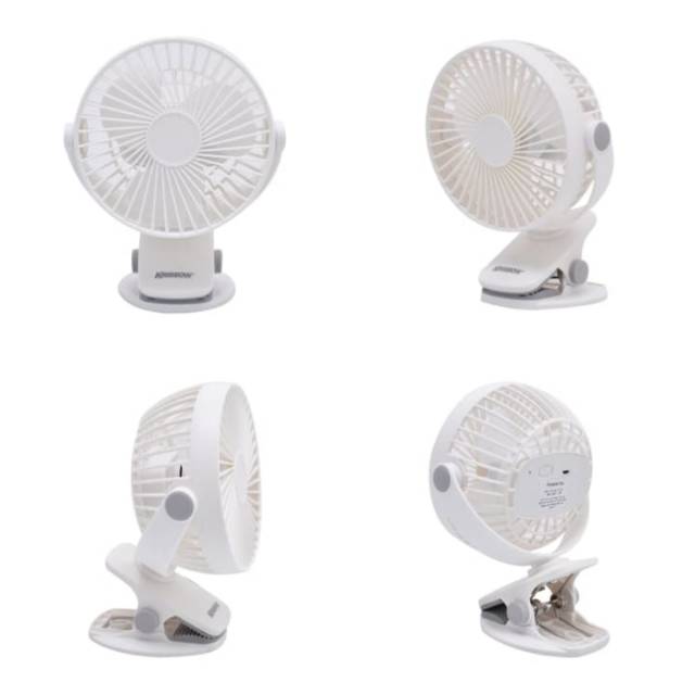 AZKO Krisbow Kipas Angin Jepit Portabel Emergency Fan