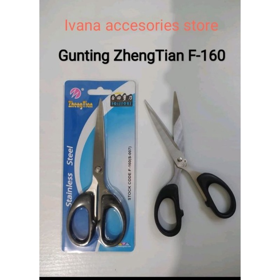 

Gunting Zheng Tian Stanless Steel Hitam 16cm(F_160)