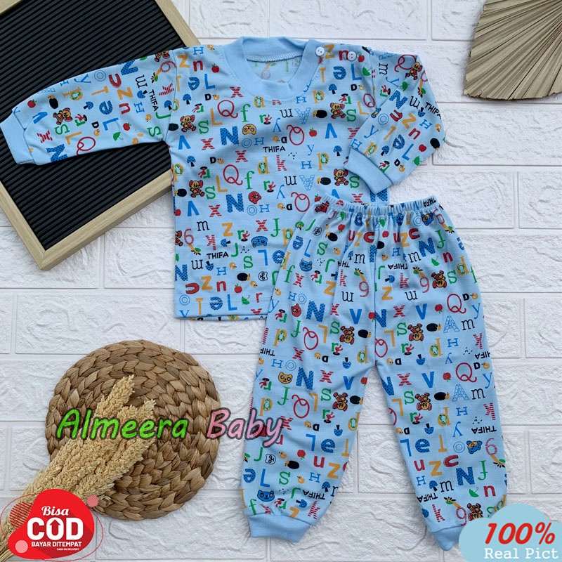 Setelan Baju Bayi Lengan Panjang Almeerababy