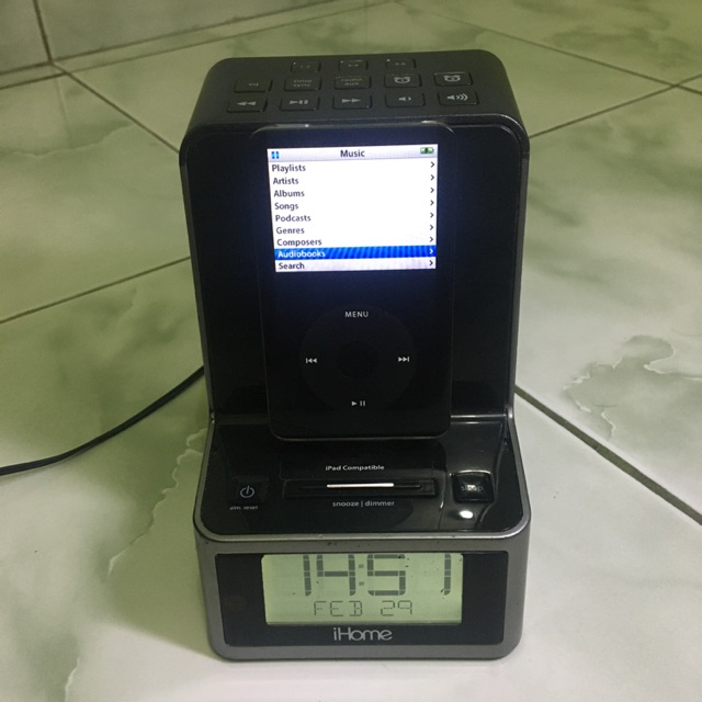 Ipod classic 80 gb 5,5 th gen bonus ihome original