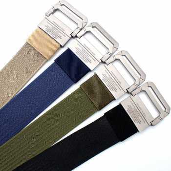 Rhodey Craftman Tali Ikat Pinggang Pria Canvas Buckle Belt / Tali Pinggang Pria Keren Jumbo Canvas Non Metal Big Size Panjang / Gesper Pria canvas Jepit Dewasa Militery Tactical Belt Import Ori / Sabuk Laki Laki Nylon Canvas Premium Levis Distro Tebal Mur