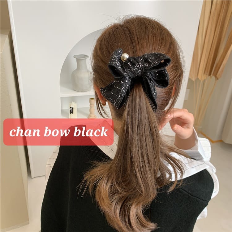 CHAN BOW JEPIT RAMBUT KOREA IMPOR AKSESORIS WANITA FASHION BRANDED PERNAK PERNIK PITA KPOP